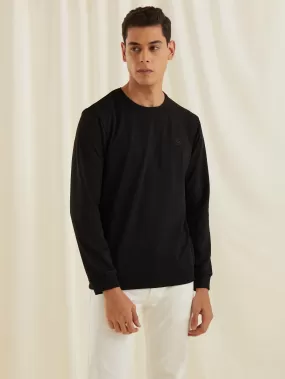 Black 4-Way Stretch Sweatshirt