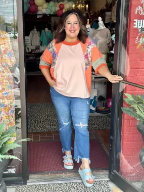 Blushed in Coral top