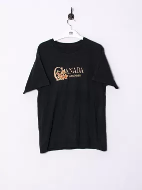 Canada Black Cotton Tee