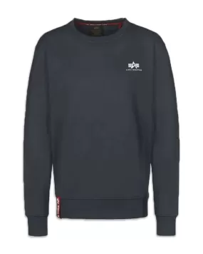 Felpe Alpha Industries Basic Sweater Small Logo Blu