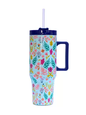 FINAL SALE - 40oz Stainless To-Go Tumbler | Wild Flower