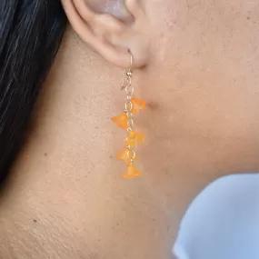 Five Cascading Puakenikeni Earrings