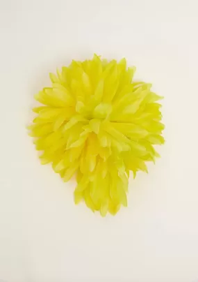 INDRESS - Flower Roselle Brooch/Hairpiece in Yellow