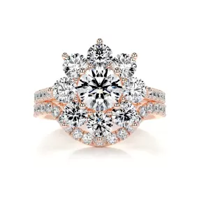 La Fleur Diamond Bridal Set -14K Rose Gold