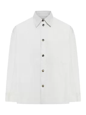 Silk and cotton shirt