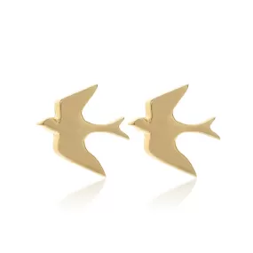 Superfine / Swallow Studs / Gold