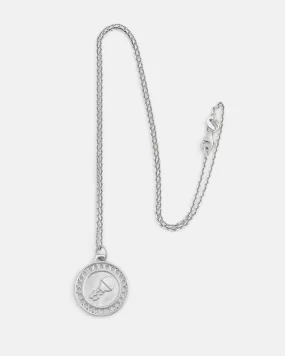 Zodiac Aquarius Pendant in Silver